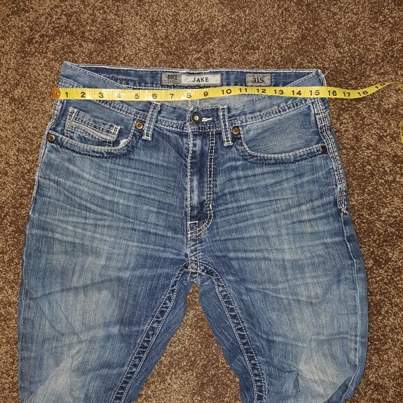 Buckle BKE Denim Jake Embroidered Pocket Jeans Mens 31S Short - Picture 2 of 11